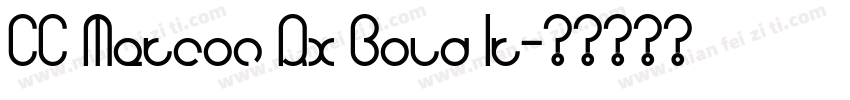 CC Metcon Rx Bold It字体转换